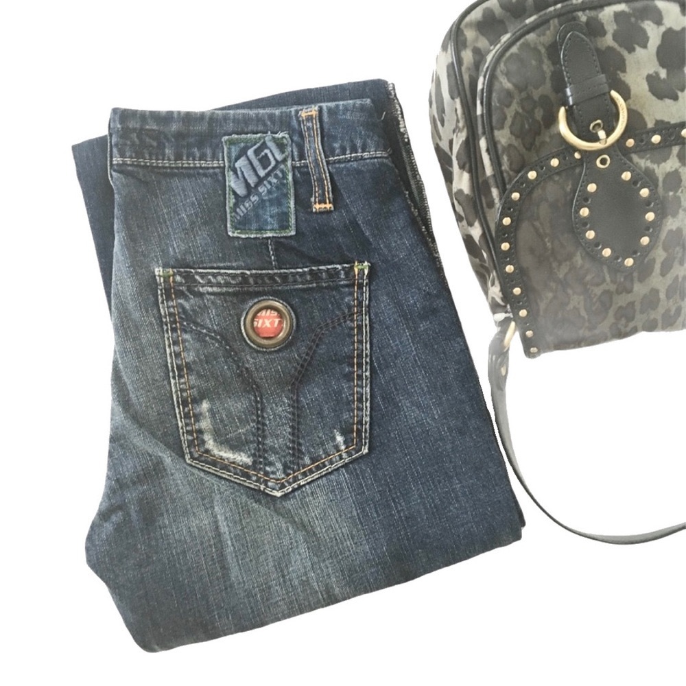 new Miss Sixty ❦ Step Hem ❦ Crimson One Jeans ❦ - Picture 12 of 16
